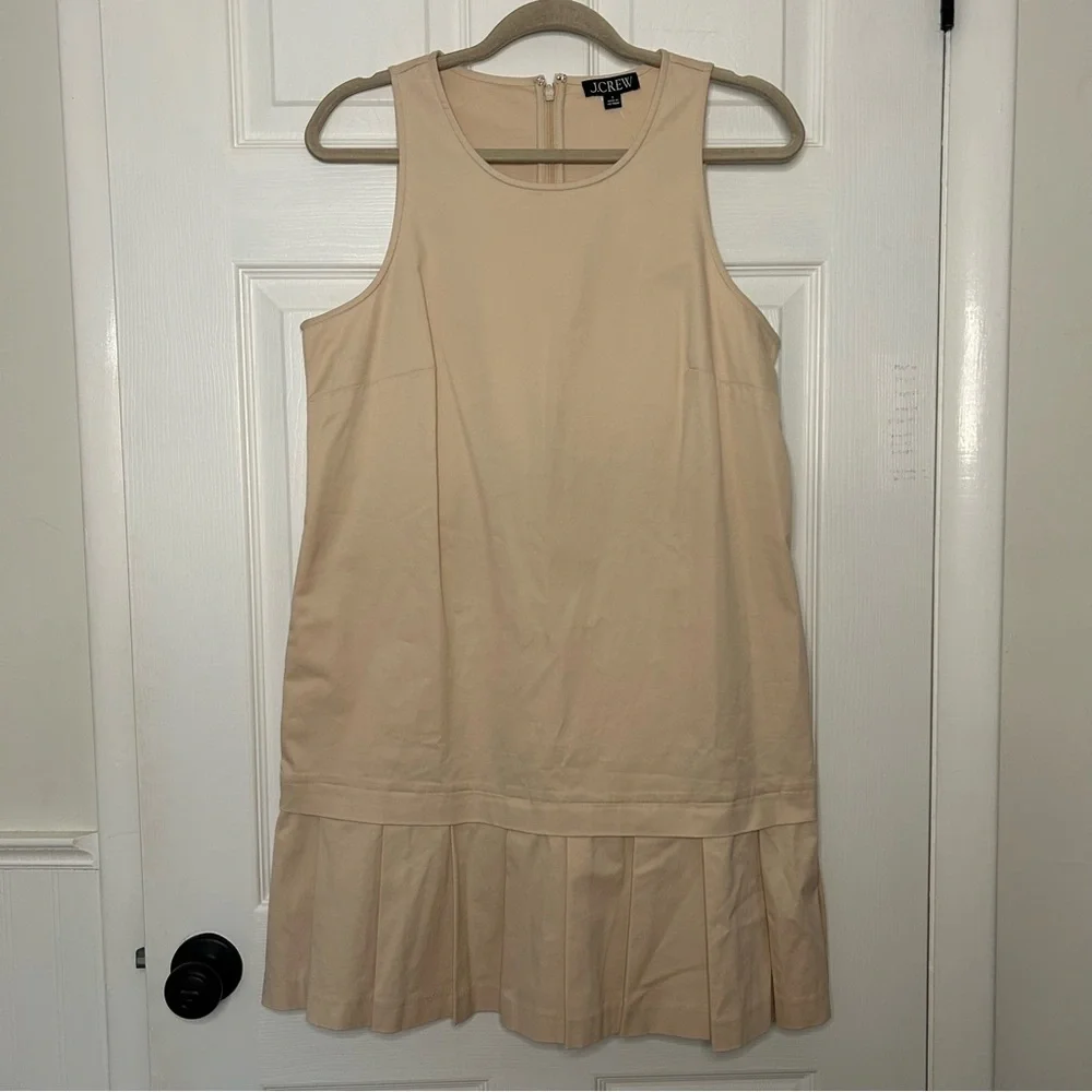 J Crew Pleated Hem Shift Dress